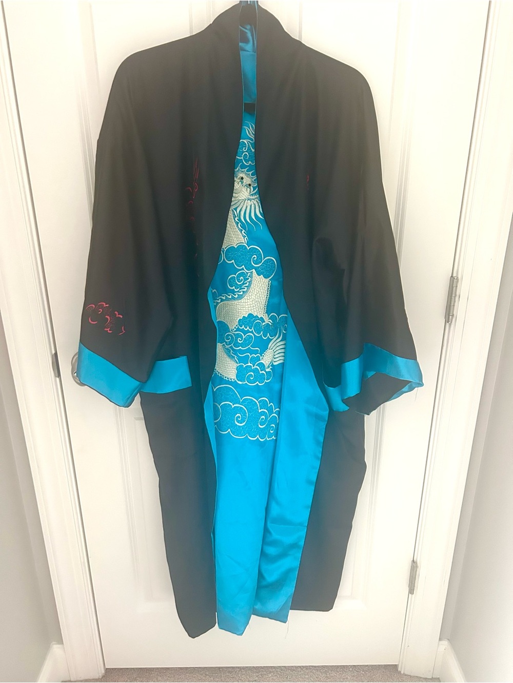Vintage reversible kimono